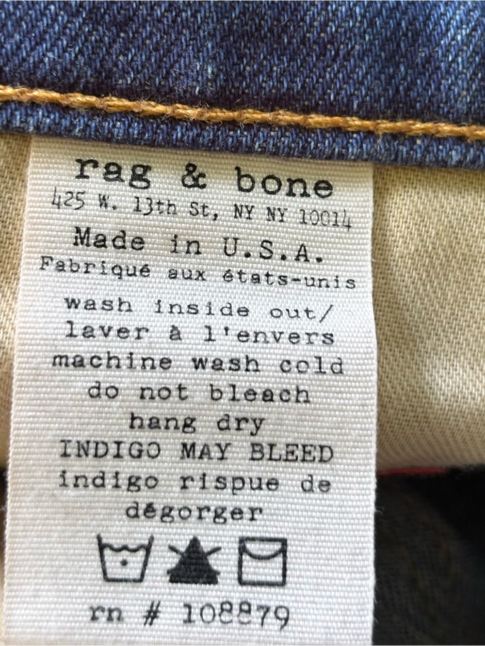 Rag & Bone The Dre Slim Boyfriend Jean Size 30 - Picture 3 of 5
